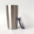 Double wall stainless steel stemless vacuum insulated wine tumbler